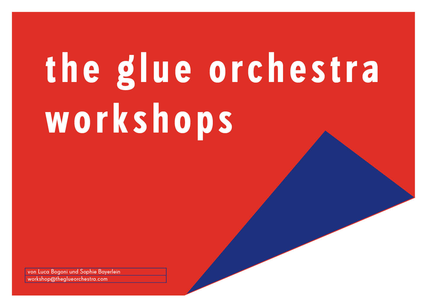 workshops by Luca & Sophie